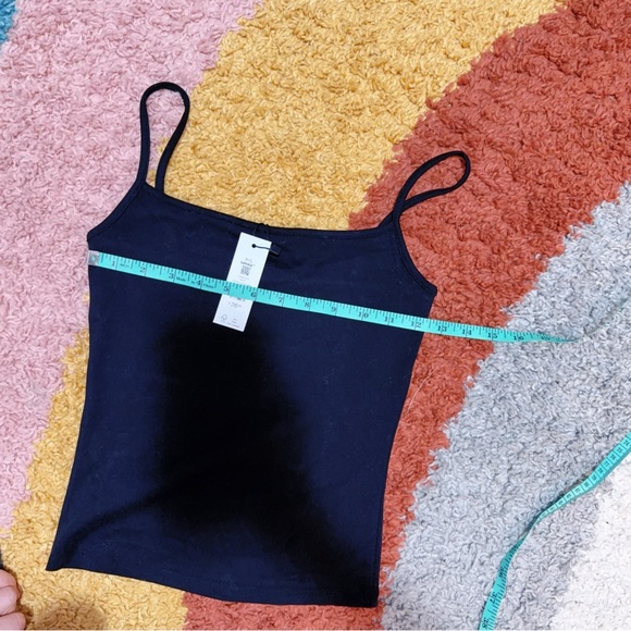 NWT Garage 100092730 SLEEK SCOOP CAMI JET BLACK S - Picture 4 of 4